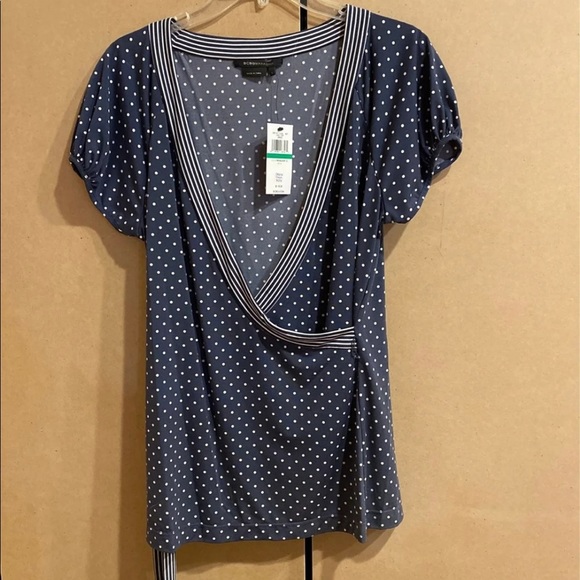 BCBGMAXAZRIA Polka Dot Top - Picture 2 of 4